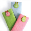 personalized faux suede eyeglass case